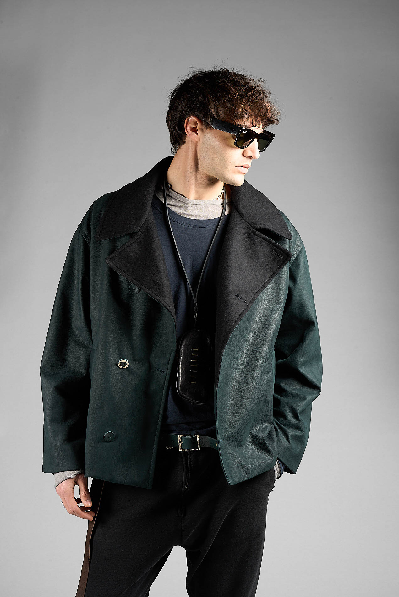 daniele basta leather and silver bags - WEARING